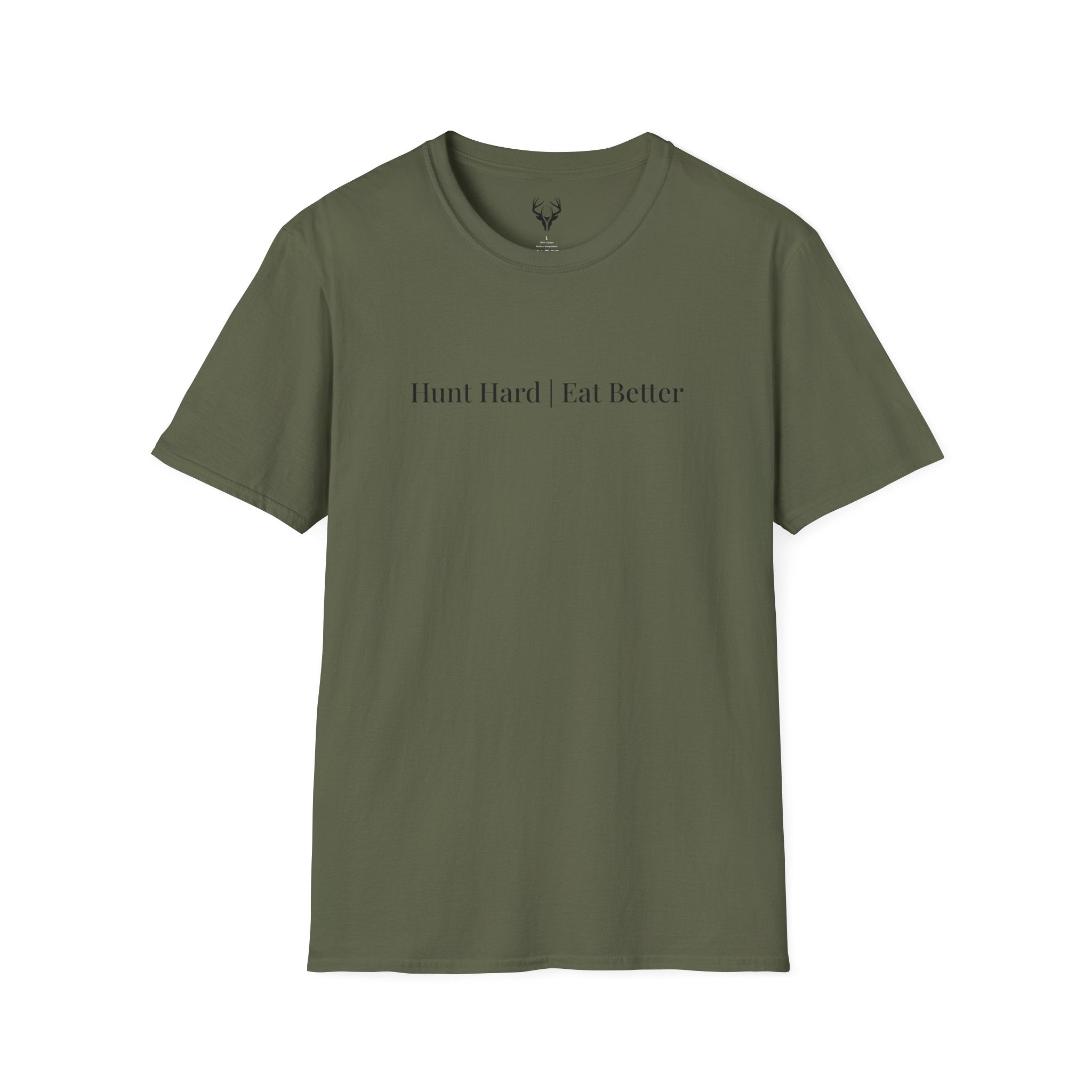 "Hunt Hard Eat Better" T-Shirt (9 colors)